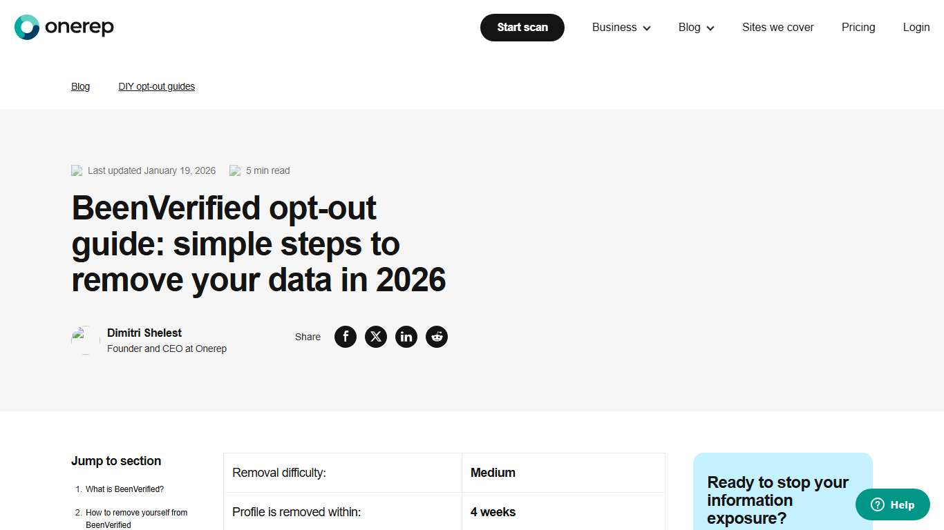 BeenVerified Opt-out Guide: Simple Steps To Remove Your Data In 2026